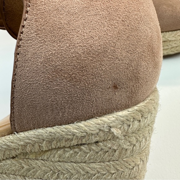 Nine West Adell Espadrille Blush Wedge Sandal Size 10 - Picture 12 of 12